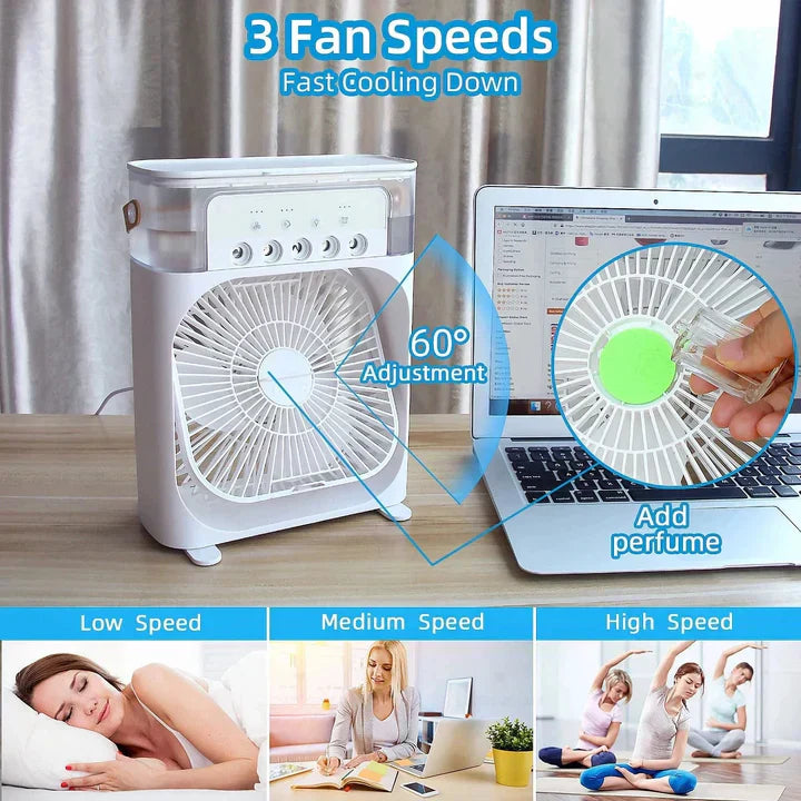 Cooling Fan With Ice