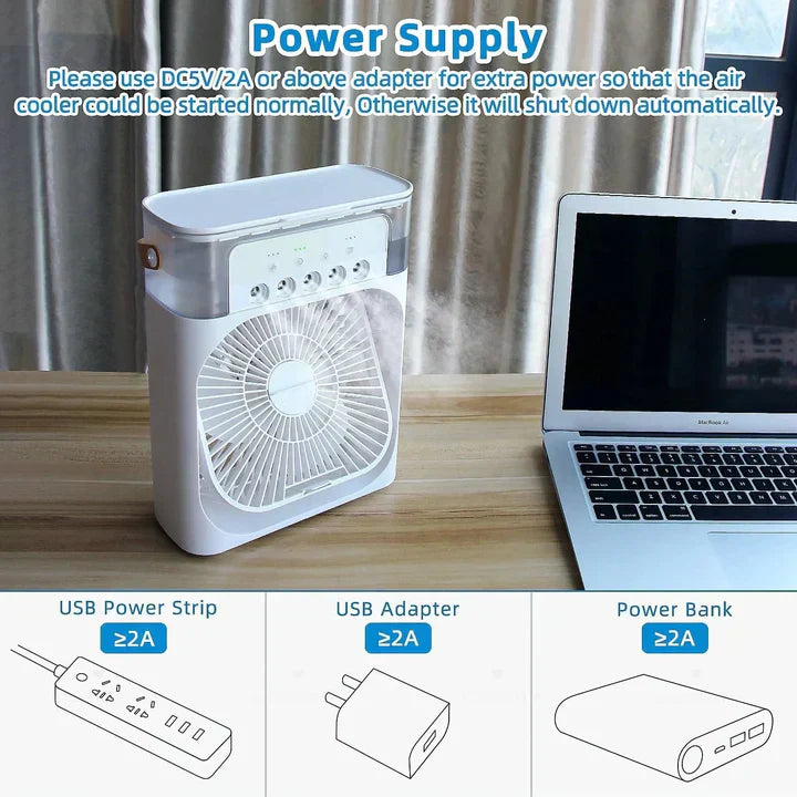 Cooling Fan With Ice